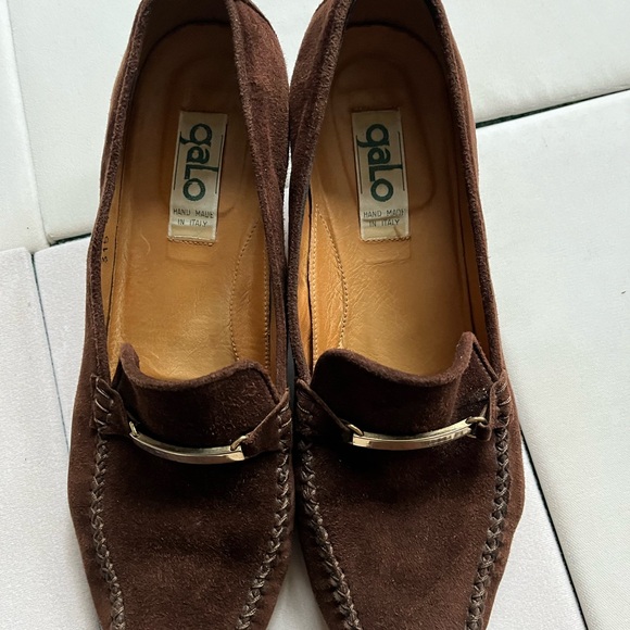 GALO brown suede heels, size 40 - Picture 5 of 8